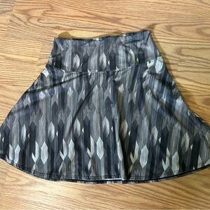 PRANA Gray Patterned Women's Skirt
